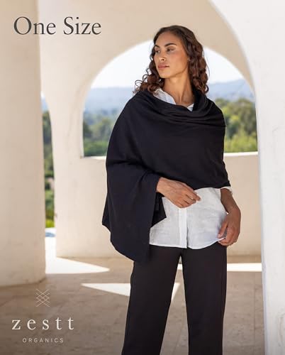 Dreamsoft Travel Scarf (Organic Cotton / Black)