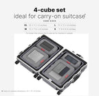 Premium Compression Packing Cubes for Travel (Grey / 4 pack)