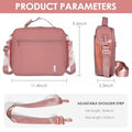 NOL Kids Lunch Bag (Dark pink / Horizontal (7 Liters))