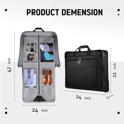 Garment Bag for Travel (Black)