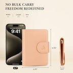 Genuine Leather Passport Holder (Beige)