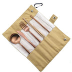Luxury Rose Gold Matte Portable 18 (Khaki Pouch / Rose Gold)