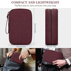 Electronic Organizer (9.1 x 5.9 x 3.15 inches / Wine Red)