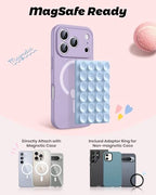 Magnetic Suction Phone Grippy for MagSafe Case (Light Blue)