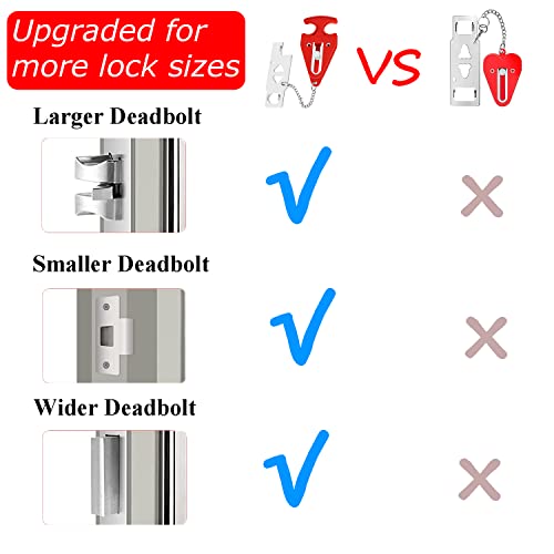 Portable Door Lock for Travel (Lock 2Pack)