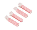 4Pcs Pink Hair Rollers with Clip Volumizing Bangs Curler DIY Styling Accessories Tool Portable Self Grip Volume Hair Root Clips Hair Rollers Styling Tools and Appliances