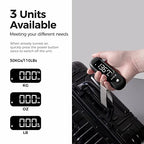Digital Luggage Scale for Travel (Black)