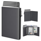 Mens Wallet Card Holder (Deep Grey)