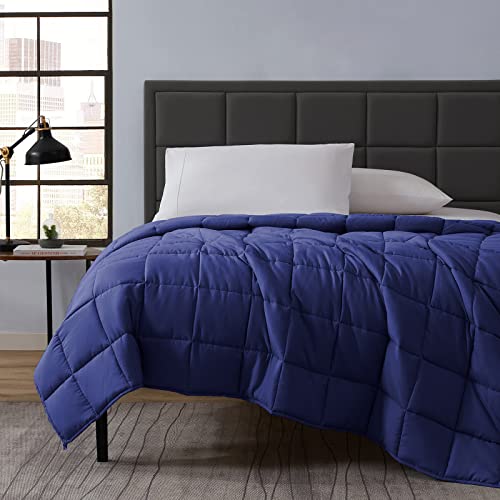 Weighted Blanket (03-navy Blue / 40" x 60" | 7lbs)