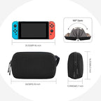 Electronic Organizer Travel Case Bag for Cables (Black / Plus)