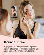Magnetic Sticky Phone Suction Grip for MagSafe (Orange)