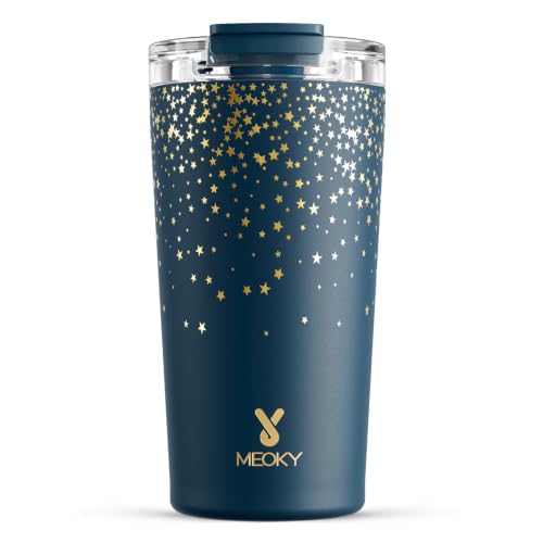 18 oz Insulated Travel Coffee Mug (Midnight Galaxy / 18 Ounces)