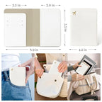 Passport Holder for Travel Essentials (Cream)