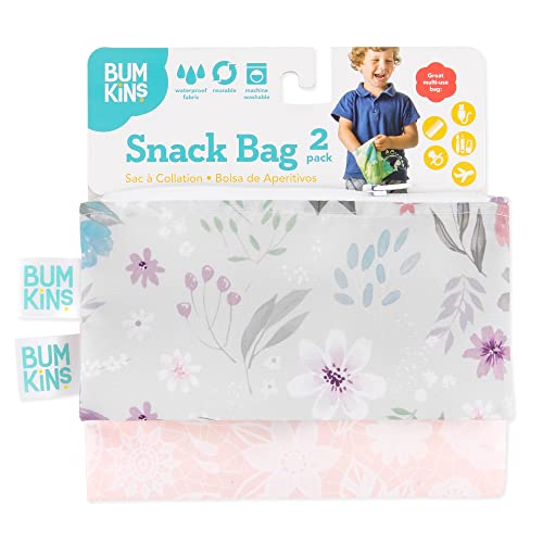 Reusable Snack Bags (F1 Floral & Lace-Sm)