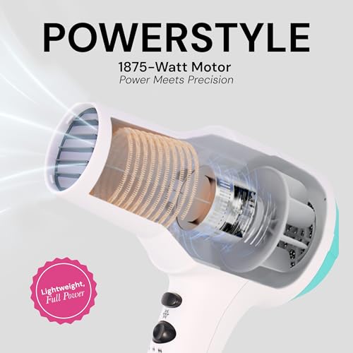 PowerStyle Turbo Ionic Hair Dryer (White)
