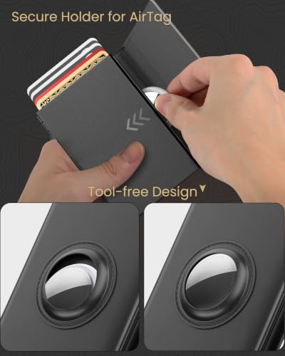 AirTag Wallet for Men (‏‏‎‎‎‎‎‎‎‎‎‎‎‎Grey)