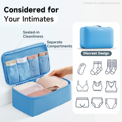 Packing Cubes for Travel (20 Azure Blue)