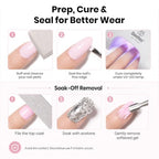 Beetles Pink Gel Polish (B - Creme Pink | Barely Pink)