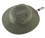 Sun Hat for Men UV Protection Safari Hat for Fishing Hiking Gardening Breathable Cowboy Hat UPF50 Light Army Green (Large / Light Army Green)