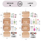 Travel Hanging Toiletry Bag for Women (Baby Pink / Medium)