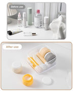Travel Size Toiletries 8 Pack (3oz bottle 3oz jar / Golden wheat field)