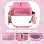 Kids Travel Tray for Toddler Car Seat (Ariel PinkStar)