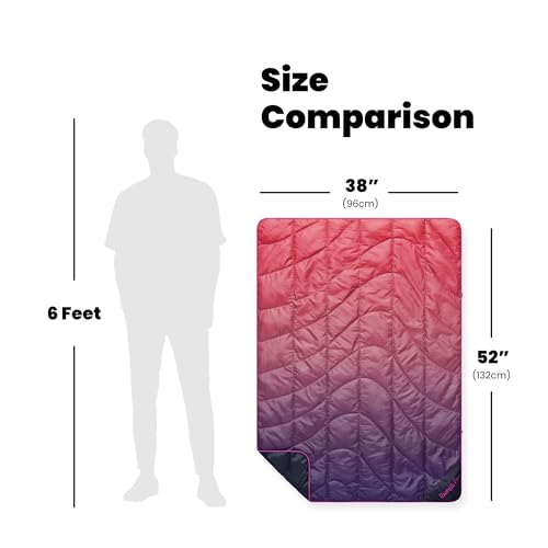 Travel Puffy Blanket (Berry Fade)