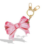 Keychain Case Compatible with Apple AirTag (Pink Bow)