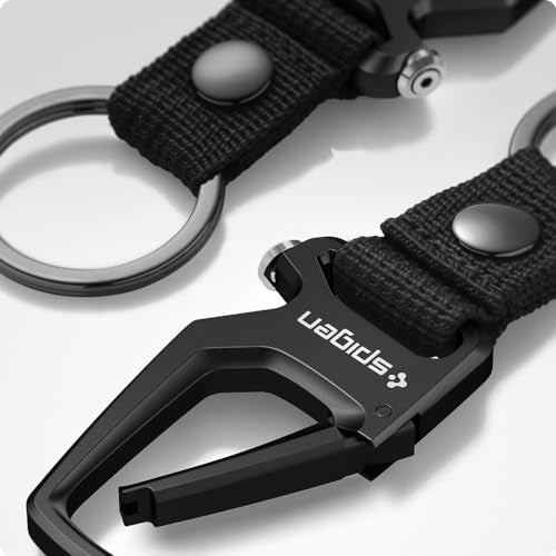 Life Carabiner Key Ring Clip (1-Pack / Black (1 Pack))