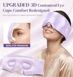 3D Silk Bluetooth Sleep Mask (Dark Purple)