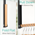 Over The Door Coat Rack (Black - 2 Pack)