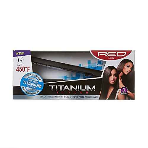 Titanium Styler Flat Iron (1.25 Inch (Pack of 1))