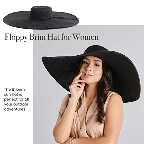 San Diego Women's Ultrabraid X Large Brim Hat (One Size / Black)