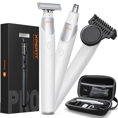 New Electric Beard & Nose Hair Trimmer Kit (Pack / White)