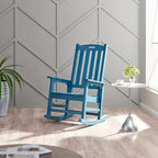 Oversized Outdoor Rocking Chair (Blue / 1 pack)