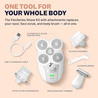 FlexSeries Electric Razor for Women (Shaver Kit + Replacement Blade + Travel Case)