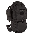 Tactical Rush 100 Large Duty Deployment Backpack 60L Molle Bag (Black / Small-Medium)