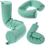 Twist Memory Foam Travel Pillow (Green / Standard (26"))