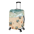 Sea Turtles Luggage Cover Anti (L(for 26-29 inch luggage) / Sea Turtle on the Beach)