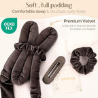 Heatless Hair Curler (Chocolate)
