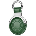 Genuine Leather Keychain for Airtag New 2nd Gen (B7-Green V2.0)