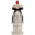 1 PCS Black Bow Ribbon Ideas Engagement Gift Wine Bag (Wedding Wine Bag Style 1)