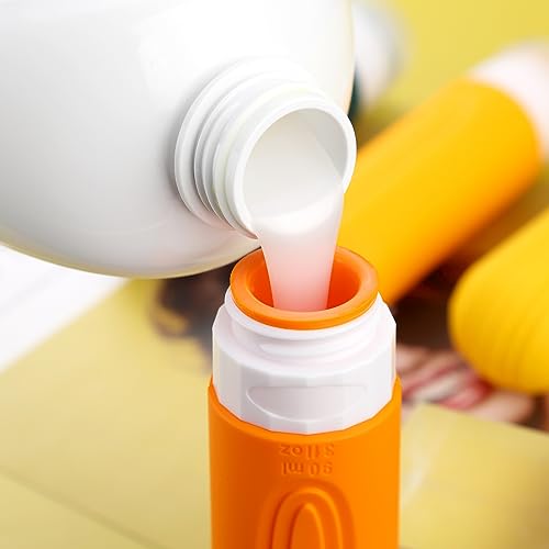 Travel Bottles for Toiletries (Orange)