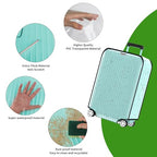 26 Inch Clear PVC Waterproof Luggage Cover with Large Velcro (26 inch)