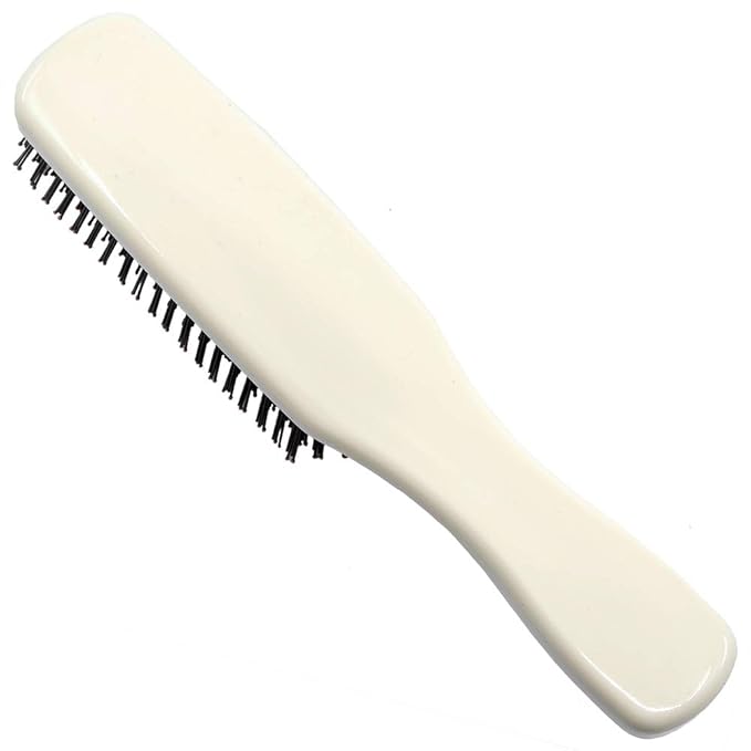 Giorgio GIO1IVY - GIO2IVY Ivory Gentle Touch Detangler Hair Brush for Men Women and Kids. Soft Bristles for Sensitive Scalp. Wet and Dry for all Hair Types. Scalp Massager Brush