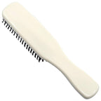 Giorgio GIO1IVY - GIO2IVY Ivory Gentle Touch Detangler Hair Brush for Men Women and Kids. Soft Bristles for Sensitive Scalp. Wet and Dry for all Hair Types. Scalp Massager Brush
