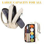 Beige Women Backpack for Work (15.6 Inch / Beige)