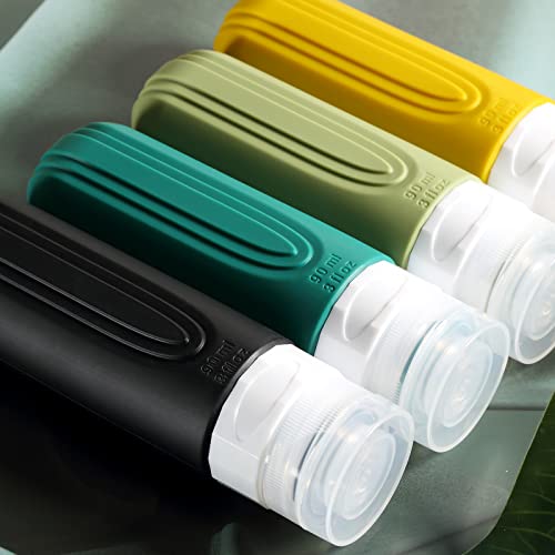 Travel Bottles for Toiletries (Green-3oz)