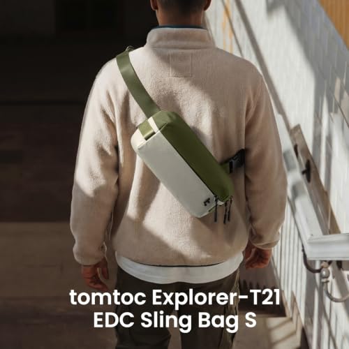 Compact EDC Sling Bag 3L (S(Fits iPad Mini) / Olive Green)