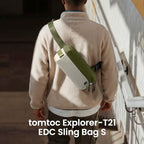 Compact EDC Sling Bag 3L (S(Fits iPad Mini) / Olive Green)